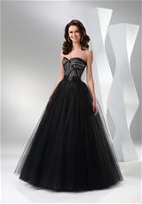 2012 Flirt Prom P1566.  Available in Black/Electric Teal , Black/Pink Whisper